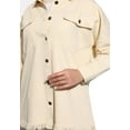 thumbnail image 4 of Cream - Unlined - Point Collar - Jacket - Benin, 4 of 5