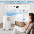 thumbnail image 5 of FREE VILLAGE Portable Air Conditioners 10,000 BTU,4-in-1 Air Conditioner Portable Up to 450 Sq.Ft.with Cool,Fan,Dehumidifier,Sleep,Portable AC Unit with LED Remote & 24H Timer,Installation Kits, 5 of 7