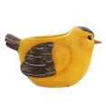 thumbnail image 2 of Home & Garden Yellow Bird Planter Polyresin Feathers Spring Summer A0932, 2 of 2