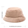 thumbnail image 3 of Diufon Women's Winter Warm Bucket Hat Ladies Plush Windproof Solid Color Wool Hats Outdoor Fisherman Hats, 3 of 4