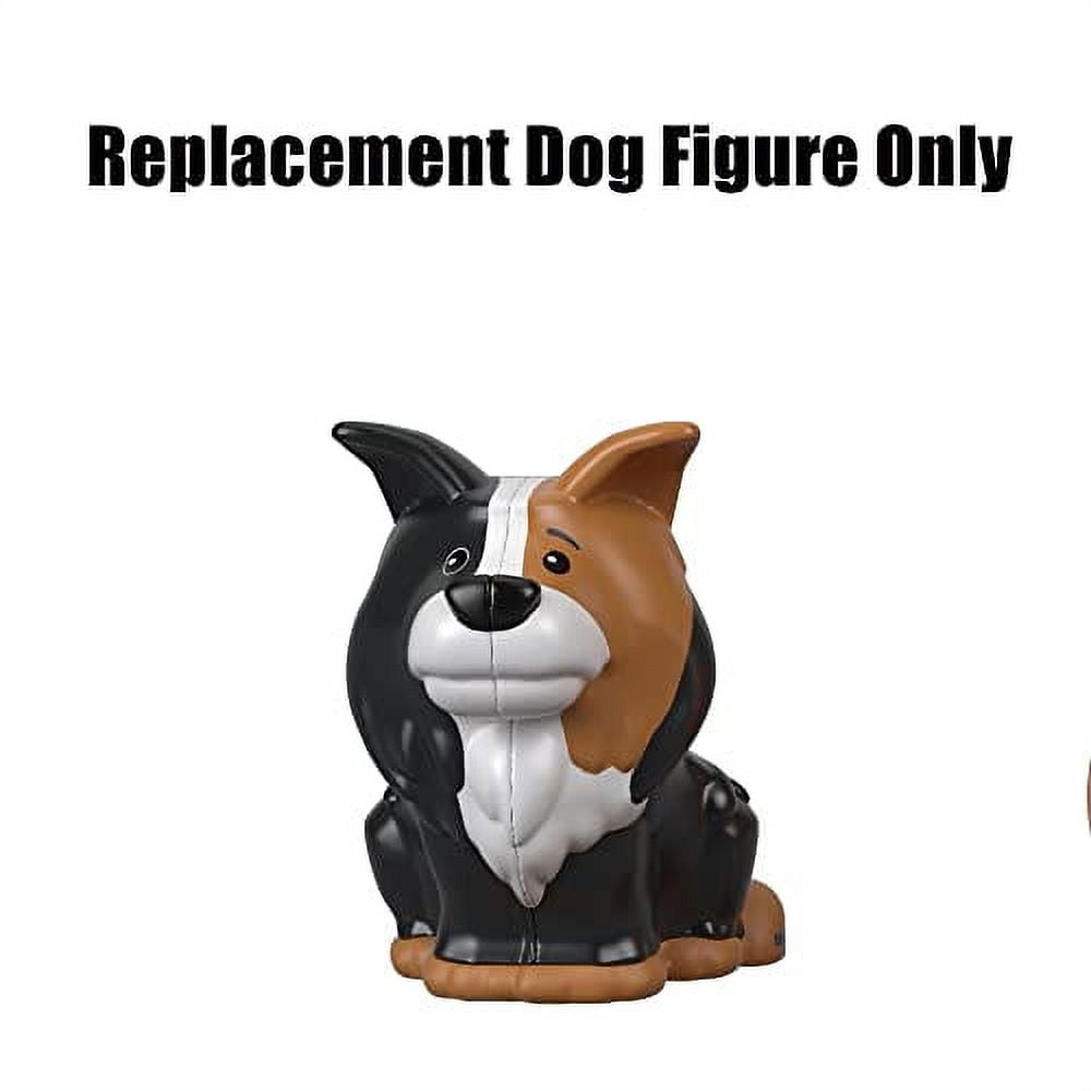 【新品未使用品】LGB BEWARE OF THE DOG タンク　初期 Little People Replacement Dog Figure, Black Grey White, for Farm