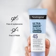 thumbnail image 4 of Neutrogena Protector solar ultraclaro de factor de protecci&oacute;n de 45, paquete doble de 177 ml (6 oz), 4 of 9