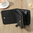 thumbnail image 5 of Small Wallets for Women Faux Leather RFID Blocking Bifold Zipper Pocket Mini Card Holder Case Coin Purse, 5 of 6