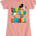 thumbnail image 3 of Disney - 100Th Day Of School - Girls Toddler And Toddler And Youth Fitted Short Sleeve Graphic T-Shirt, 3 of 5