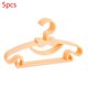 thumbnail image 1 of Perchas de plástico portátiles para niños, colgador de ropa a prueba de viento, organizador de ropa para bebés, 5 unidades por juego, 1 of 4