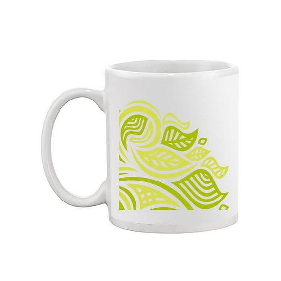 Leaves Design Mug Unisex's -Image by Shutterstock