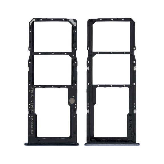 Replacement Dual Sim Card Tray Compatible For Samsung Galaxy A50S (A507 / 2019) (Prism Crush Black)