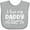 AC-Heather Grey, variant on Inktastic I Love My Daddy with Hearts Boys or Girls Baby Bib