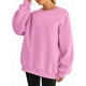 thumbnail image 2 of Sudadera con Capucha de Gran Tamaño para Mujer, Suéteres de Larga con Cuello Redondo de , Conjuntos Cómodos de Moda de Otoño. Rosa XL, 2 of 9