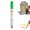 Green, variant on Quick Dry Gravestone Paint Pen 3mm Tip Stone Paint Marker for Drawing Writing on Gravestones Tombstone Versatile Outdoor Labeling Pen,Weatherproof