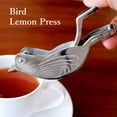 thumbnail image 3 of 2Pcs Juicer Squeezer Easy to Clean Labor-Saving Stainless Steel Bird Shape Portable Manual Lemon Juicer Kitchen Gadget, 3 of 8