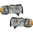 thumbnail image 4 of For 99-02 Dodge Ram Truck w/Sport Package Headlight Headlamp w/o Bulb SET PAIR, 4 of 5
