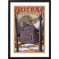 thumbnail image 2 of Art.com Quebec, Canada - Sugar Shack Art Print by Lantern Press, Black Frame Wall Art, 17" x 23", 2 of 5