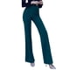 thumbnail image 1 of Pantalones rectos elásticos de cintura alta para mujer - Poliéster, color liso, informal para el trabajo - Pantalones de oficina para todas las estaciones, 1 of 2