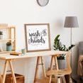 thumbnail image 6 of Wooden Bathroom Signs Decor, Rustic Wash Your Hands Wooden Box Sign, Wood Sign Block Plaque for Restroom Toilet Shelf Table Decorative, 6 of 8