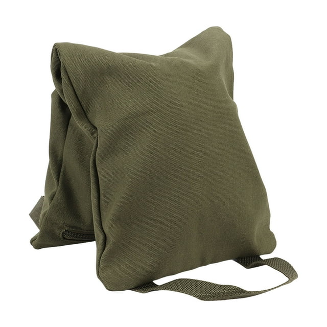 Bolsa de arena para yoga verde militar con asa, bolsas de arena de lona para yoga rellenables portátiles para pesas y entrenamiento de yoga YUNYI BRAND Deportes