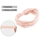 thumbnail image 3 of Uds. Diademas, bandas para el sudor, diadema elástica que absorbe la humedad, para deportes, para mujeres, yoga, algodón, rosa, 3 of 7