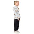 thumbnail image 5 of Kids' Hooded Pullover Sweatshirt Casual Tops Long Sleeve Print Hoodies Pocket Dogs in Various Poses, 5 of 9