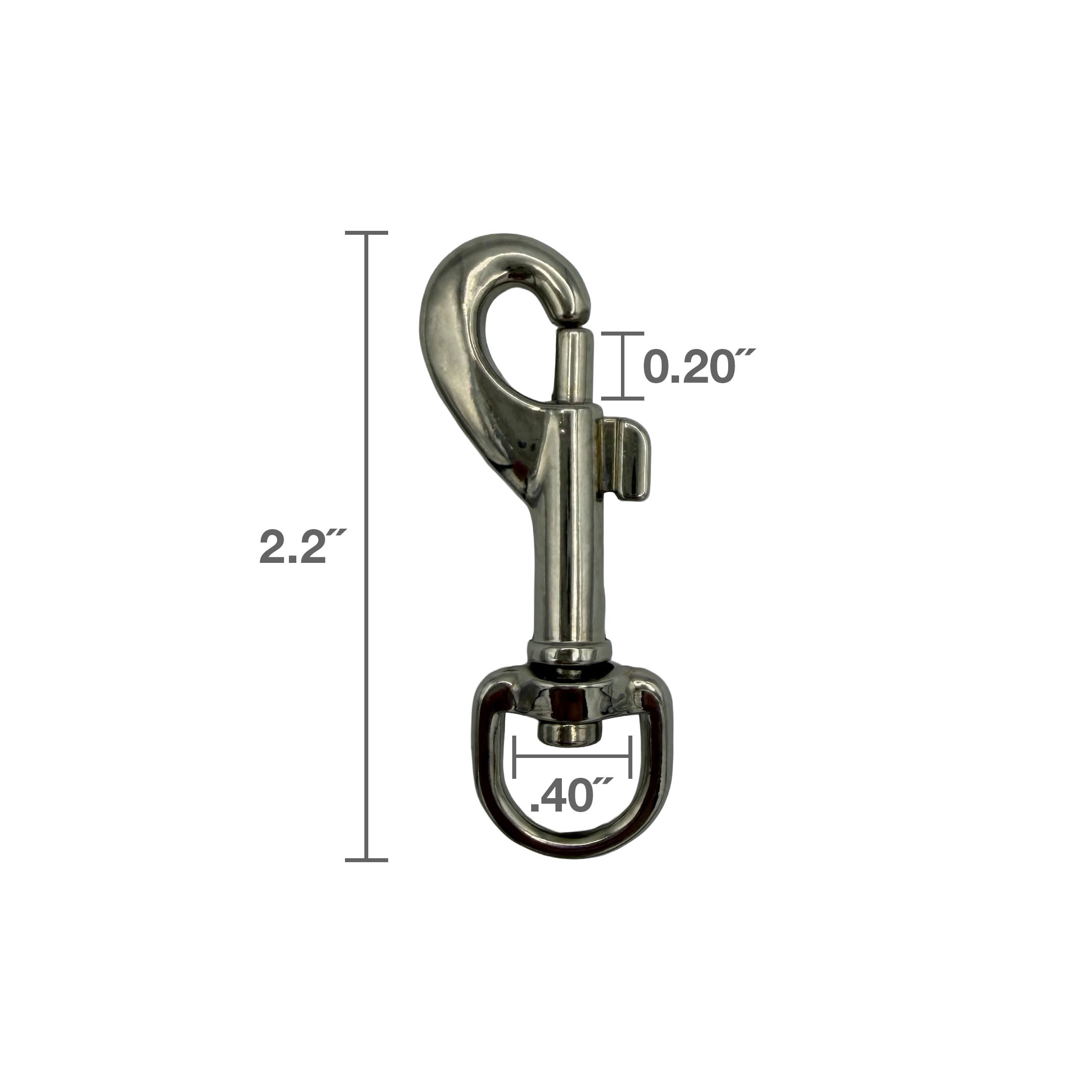 3/8" Mini Swivel Eye Bolt Snaps, 2 Count, Peerless Chain, #4726538