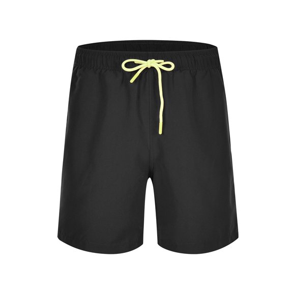 JTieacloth Comfort Cargo Shorts Male Casual Pants Solid Trend Youth Summer Mens Sweatpants Fitness Running Shorts One Pocket Beach Shorts,Black