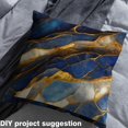 thumbnail image 3 of Marbling Fabric By The Yard,Gradient Abstract Upholstery Fabric,Marble Stone Texture Craft Patchwork Indoor Outdoor Fabric,Modern Art Teens Decorative Fabric,Gold Blue,2 Yards, 3 of 5