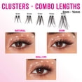 thumbnail image 5 of Salon Perfect DIY Lash Extensions Clusters 180pc Mega Pack, 5 of 7
