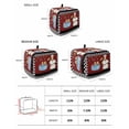 thumbnail image 2 of Chef Toaster Cover 2 Slice, Small Kitchen Appliance Covers, Cartoon Red Food Cooking Black White Buffalo Check Toaster Oven Cover with Loop, Bread Machine Cover Polyester Dust Cover Protection, 2 of 4