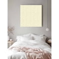 thumbnail image 3 of Canvas Print Wall Art Simple Golden Lines Abstract Floral Modern Yellow Texture Framed Canvas Art Wall Decor Pictures Painting Morden Artwork for Living Room Bedroom, Ready to Hang, 12"x12", 3 of 4