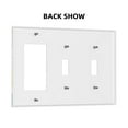 thumbnail image 2 of Vibrant Colorful Painting Switch Cover Decorative Wall Plate 3-Gang 2-Toggle 1-Decor Standard Size, 2 of 5