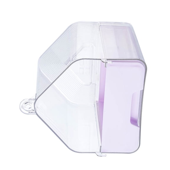 Clear Bird Bathtub for Cage Pet Supplies for Parrots Budgies and Quakers Large Space Easy Drawer Bird Bathing Box