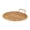 M, variant on L Large Woven Style Storage Tray Imitation Woven Serving Basket Fruit Table