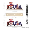 thumbnail image 3 of MOQIN Patriotic Decorations, Farmhouse Memorial Day America Wooden Blocks Table topper Sign 4th of July Independence Day for Home Party Supplies Decor, 3 of 3