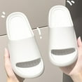 thumbnail image 5 of Chenyee Pillow Slippers for Women Men Non Slip Shower Shoes Cushioned Thick Sole House Slides Sandals, 5 of 8