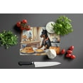 thumbnail image 3 of Doberman Pinscher Fall Kitchen Pumpkins Glass Cutting Board Large 12 in x 15 in, 3 of 5