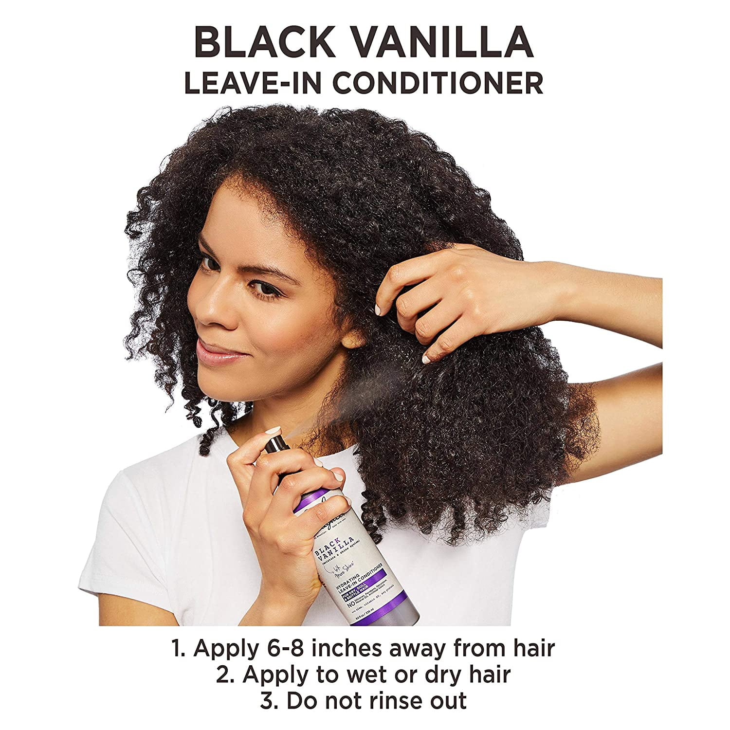Black Vanilla Moisturizing Leave-In Conditioner by Carols Daughter for Unisex - 8 oz Conditioner