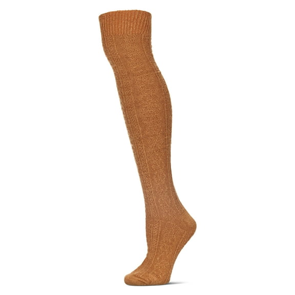 MeMoi Simple Chain Over The Knee Socks - Womens - Female, One Size, Cathay Spice