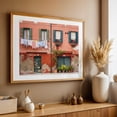 thumbnail image 4 of Out to Dry - Venice Veneto Italy Photography Architecture Street Photography Rustic Travel Poster Vintage Floral City Oak Framed Wall Art Print 18 x 24 inches, 4 of 6