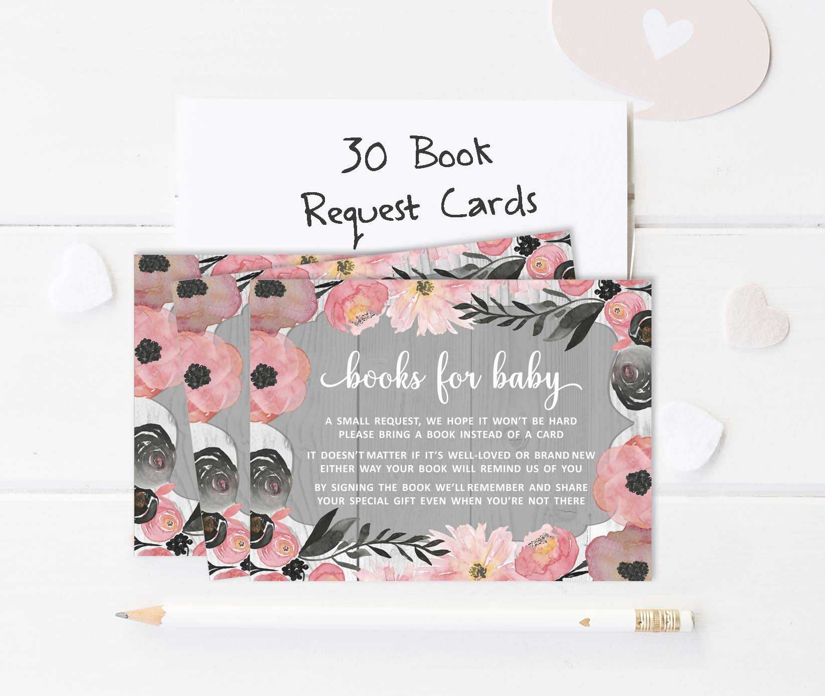 Inkdotpot 30Jungle Animals Gender Neutral Baby Shower Book Request Cards Bring A Book Instead Of A Card Baby Shower Invitations Inserts Games