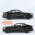 thumbnail image 6 of 1:32 BMW M4 Coupe Sports Car Alloy Metal Diecast Model Car Home Trendy Toys Ornaments For Children Holiday Gifts With Friend Boy, 6 of 10