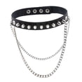 thumbnail image 4 of de Cuello Gótico Punk para Hombre para Mujer Colr de Remache de de Cuero Sunnimix Gargantilla Punk Gothic Collar, 4 of 8