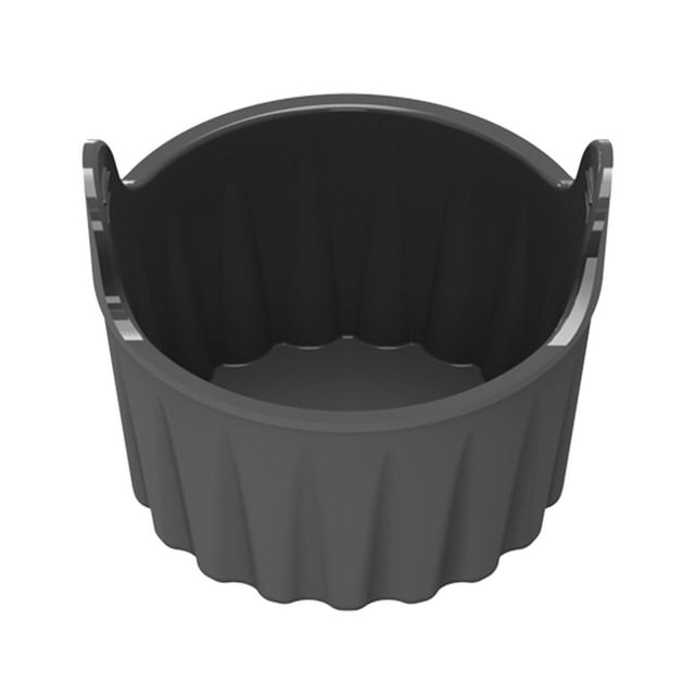 Small Round Tray Fryer Poacher Food Grade Poached Cups Easy Release Round Ramekins for Fryer Muffin Tray Non-Stick Heat- Baking Cup
