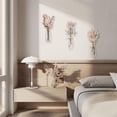 thumbnail image 7 of 3 Pcs Metal Flowers Wall Arts, Bathroom Wall Decor Dining Room Wall Decor Minimalist Decor Housewarming Gifts, 7 of 7