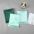 thumbnail image 4 of Luxury Pure Mulberry Silk Pillowcase 32 Momme Drape Collection Greens, 4 of 7