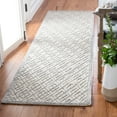 thumbnail image 2 of SAFAVIEH Martha Stewart Trace Diamond Runner Rug, Grey/Beige, 2'3" x 8', 2 of 8