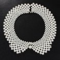 thumbnail image 1 of Collar de mujer desmontable con cuentas de perlas artificiales collar falso gargantilla collar decorativo, 1 of 4