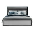 thumbnail image 6 of Global Furniture USA Amelia Solid Wood Gray Black King Bed Set with LED, 6 of 9