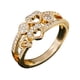 thumbnail image 1 of Anillo de corazón de amor hueco para mujer, anillo de declaración de diamantes de imitación, anillo de compromiso brillante, anillo de promesa, anillo de boda, regalo para ella, 1 of 8