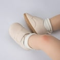thumbnail image 2 of HsdsBebe?Baby?Boys?Girls?Oxford?Shoes?PU?Leather?Soft?Rubber?Sole?Sneakers??Anti-Slip?Toddler?Ankle?Boots?Infant?Walking?Shoes Moccasins, 2 of 7