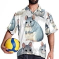 thumbnail image 4 of Tmall Men's Short Sleeve Beach Shirts, Hawaiian Printed Button Down Summer Casual Unisex Men's Shirts, 4 of 6