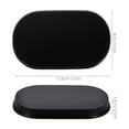 thumbnail image 2 of Minkissy Oval Display Stand For Action Figure Accessories In Black Wood 1Pcs, 2 of 8